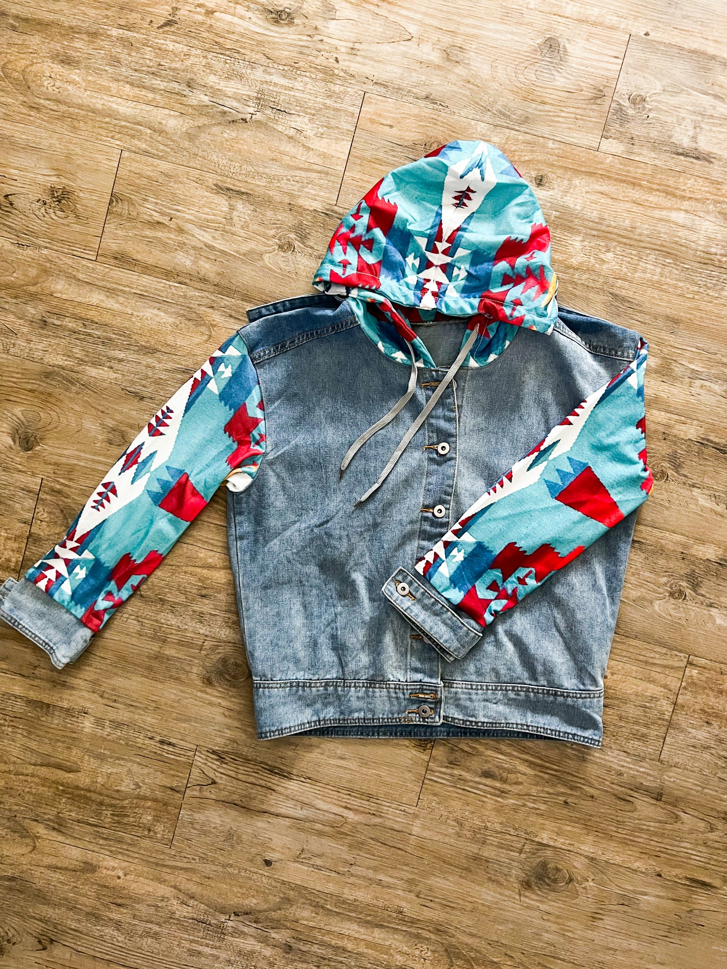 AZTEC DENIM JACKET